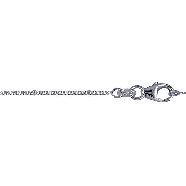 Sterling Silver Curb & Ball Chain