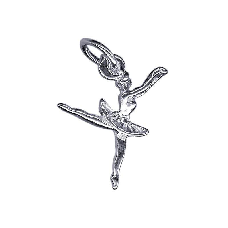 Sterling Silver Ballerina Charm