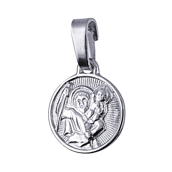 Fine Silver St Christopher Medallion
