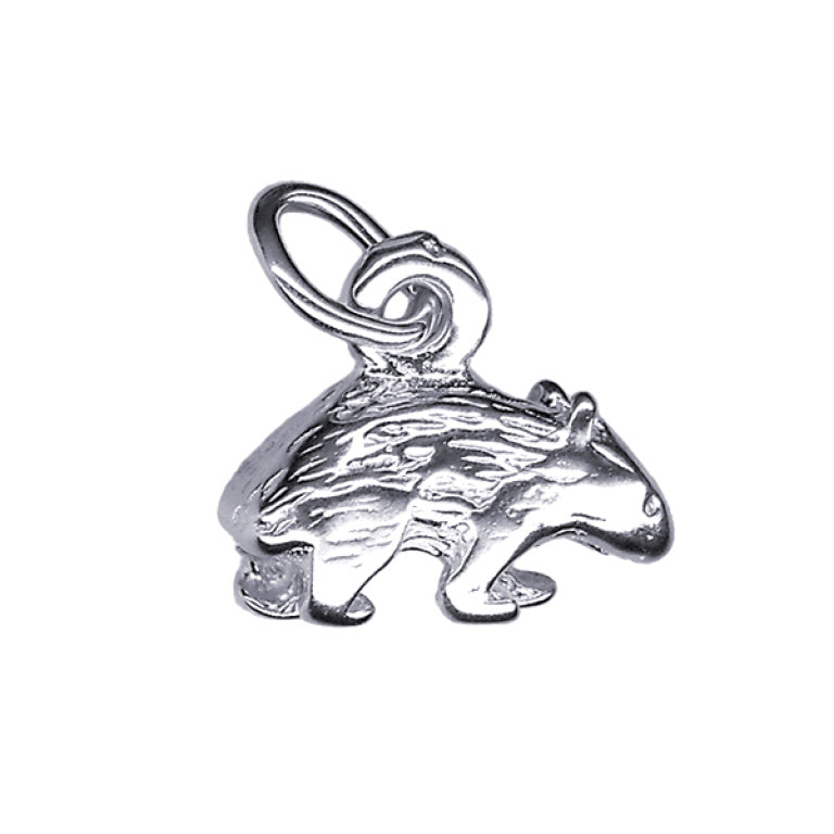 Sterling Silver Wombat Charm