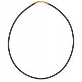 NEOPREAN NLET 3MM+SS P/CLASP 50cm (Pictured in Gold)